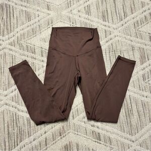 Aerie 7/8 Brown Smooth High Waisted Leggings Size Small